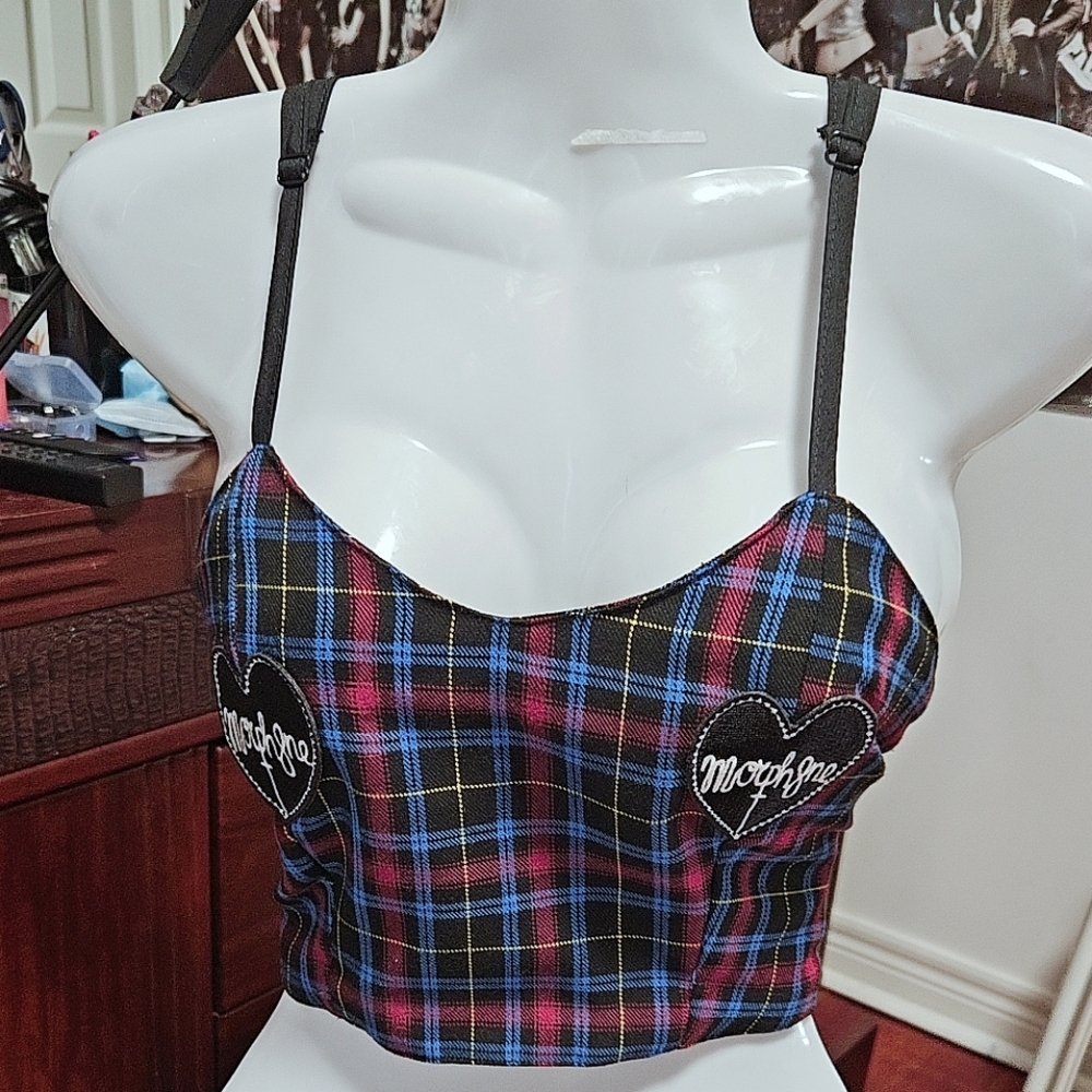 Plaid Crop Top